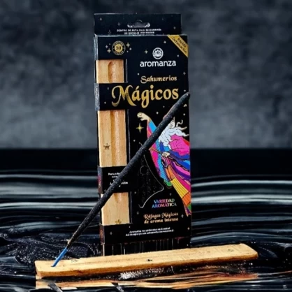 CAJA PACK AROMANZA SAHUMERIOS Y PORTA SAHUMERIO SALE - MAGICOS