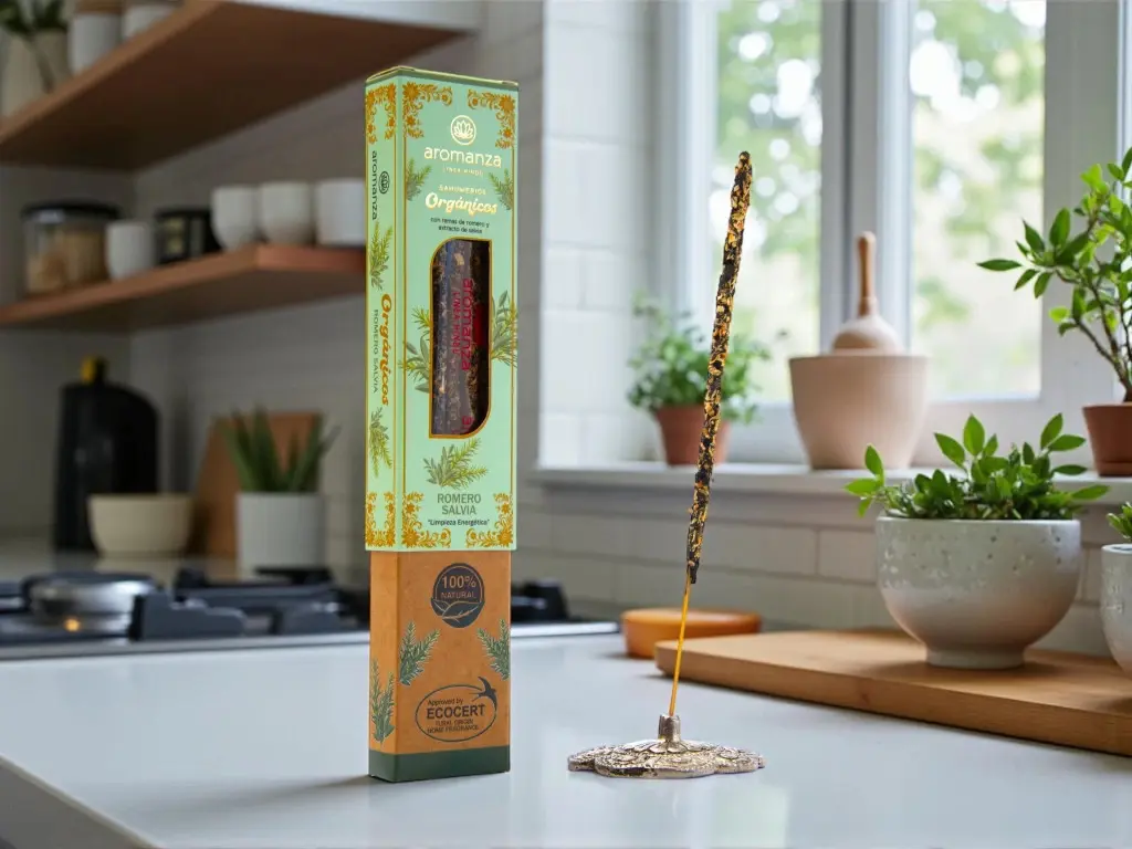 SAHUMERIOS AROMANZA ORGANICOS x 8 - ROMERO Y SALVIA