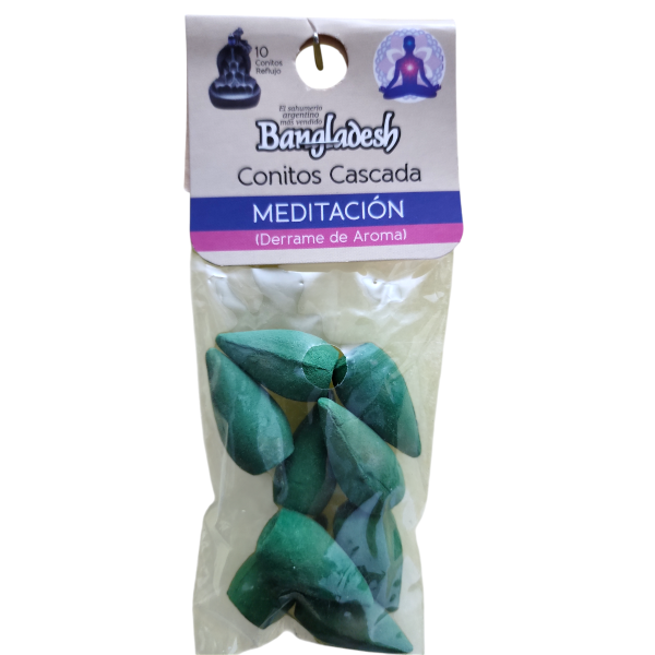 CONOS CASCADA ILUMINARTE X 10 SALE - MEDITACION