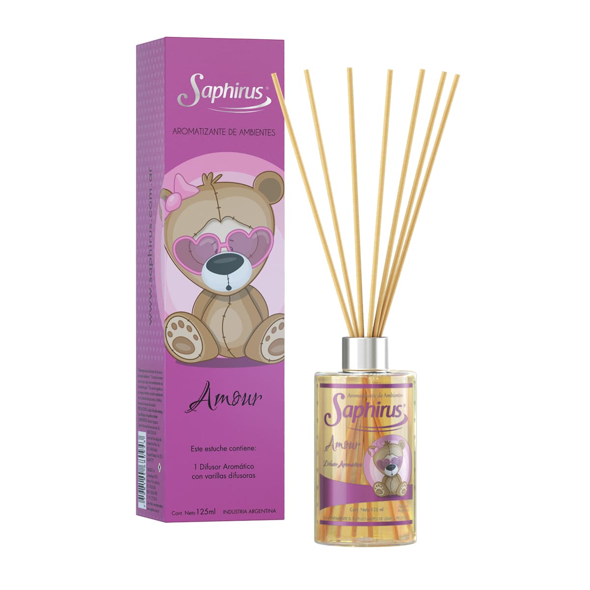 DIFUSOR AROMÁTICOS SAPHIRUS 125ml SALE - AMOUR