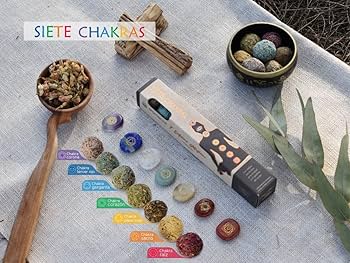 ESFERAS ORGANICAS AROMANZA x 7 CHAKRAS SALE