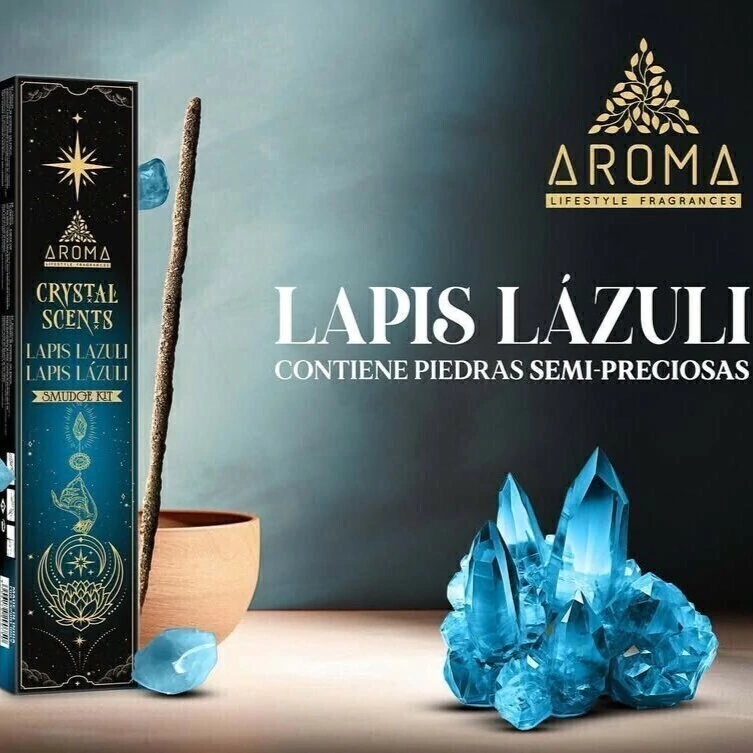 SAHUMERIOS AROMANZA CRYSTAL SCENTS X8 - LAPISAZULI