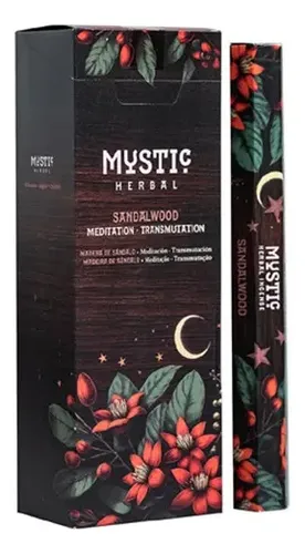 SAHUMERIOS MYSTIC HERBAL HEXAGONAL x 20 SALE -- SANDALO