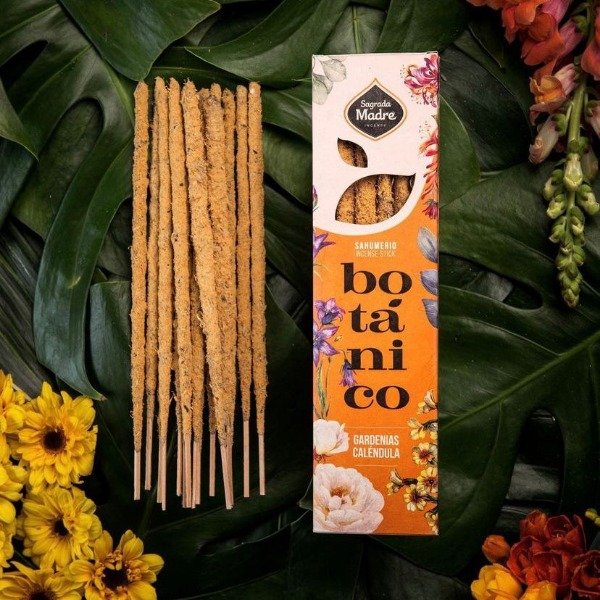SAHUMERIOS SAGRADA MADRE BOTANICO X 6 - GARDENIAS Y CALENDULA