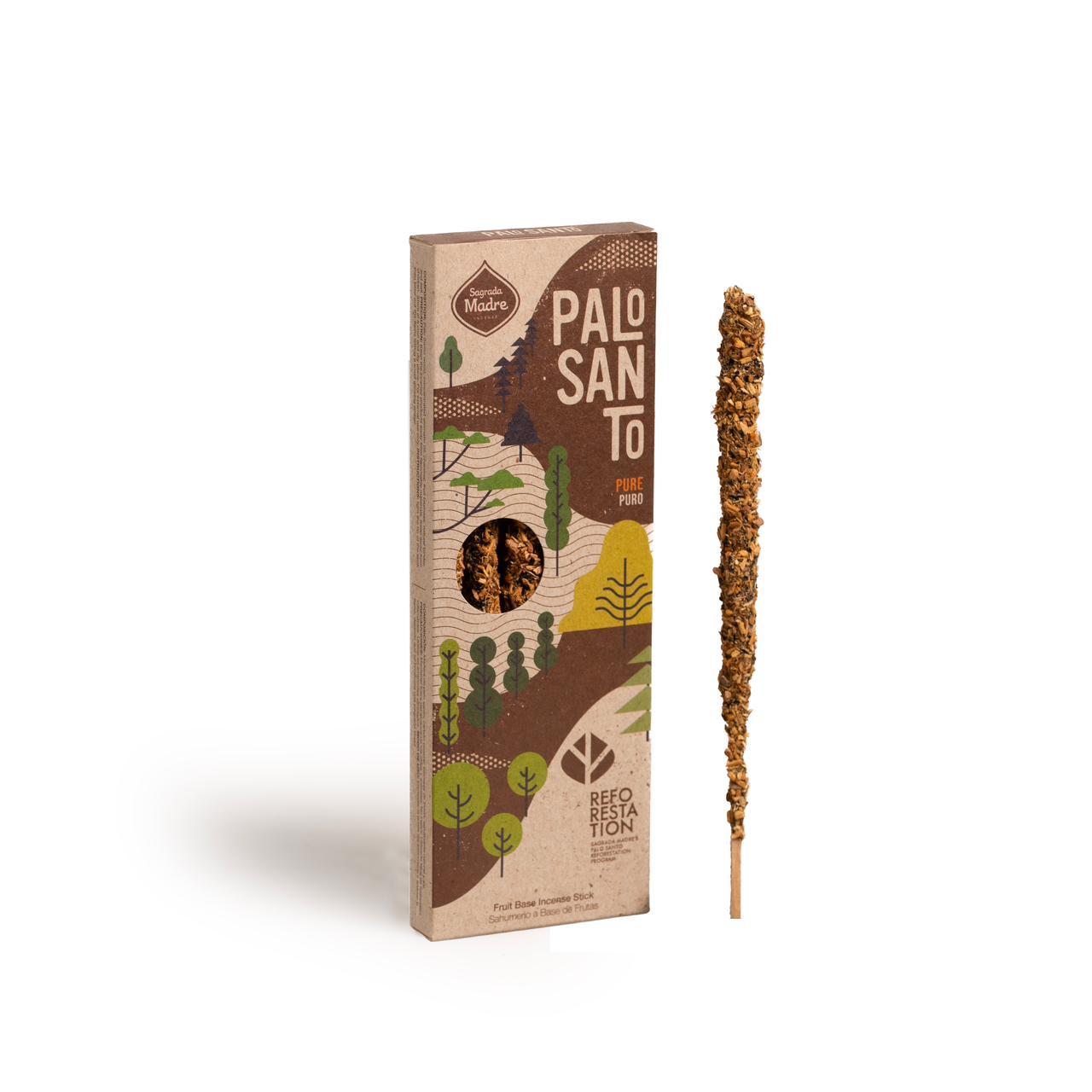 SAHUMERIOS SAGRADA MADRE CORTO PALO SANTO X 4 -PURO