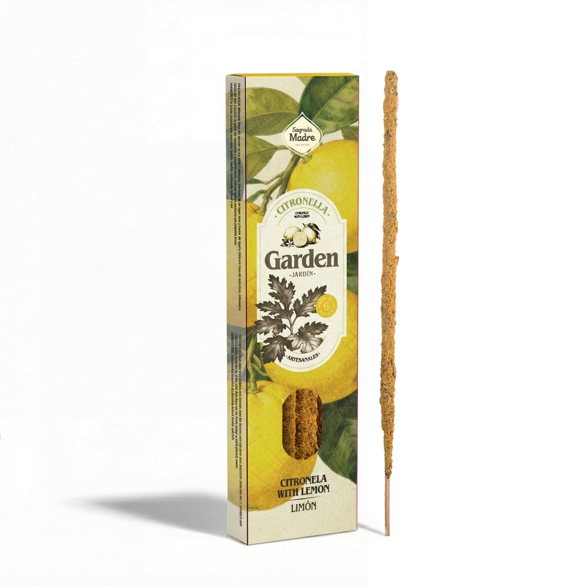 SAHUMERIOS SAGRADA MADRE GARDEN X6 - CITRONELA PURA