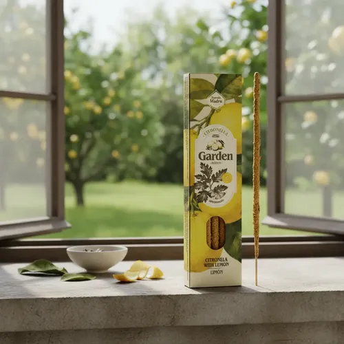 SAHUMERIOS SAGRADA MADRE GARDEN X6 - CITRONELA Y LIMON